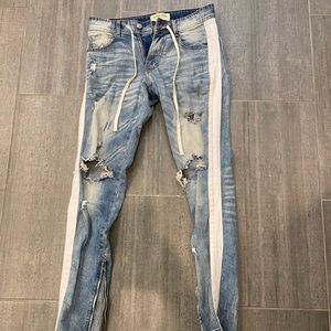 Hyper Denim Distressed Jeans-Size 28